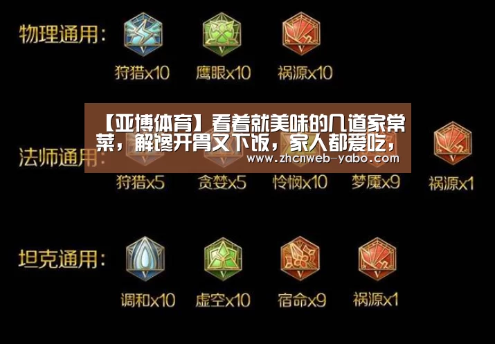 【亚博体育】看着就美味的几道家常菜,解馋开胃又下饭,家人都爱吃,值得一试(图1) 亚博